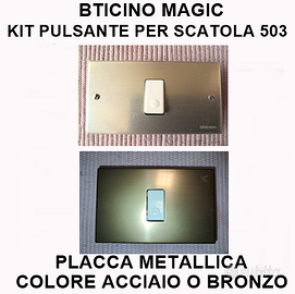 Bticino Magic kit pulsante completo x scatola 503