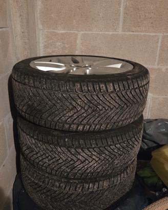 4 cerchi in lega 17'' Opel Corsa D + gomme 4 stag