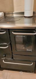 Rizzoli stufa a legna con forno larghezza 60