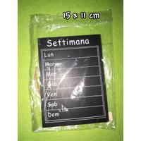 Lavagnetta (11 x 15 cm) graziosa e utile