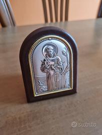 Immagine San Francesco realizzata a mano