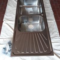 LAVELLO DOPPIO IN ACCIAO SMEG MOD. SG116D