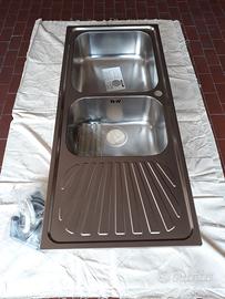 LAVELLO DOPPIO IN ACCIAO SMEG MOD. SG116D