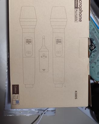 Doppio microfono portatile 