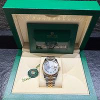 Rolex datejust wimbledon acciaio / oro