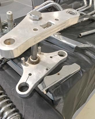 Piastre sterzo +3° OMP per Harley Davidson 