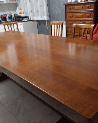 Tavolo in rovere massiccio