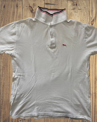 Polo Harmont & Blaine bianca taglia L