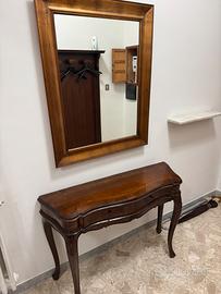 Specchiera placcata oro