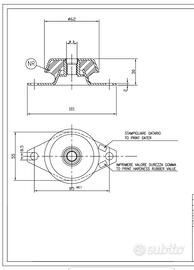 Supporti antivibranti a campana (supporti motore)