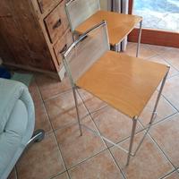 coppia di sgabelli vintage