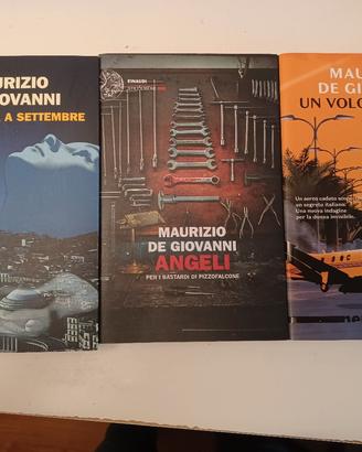 3 libri Maurizio De Giovanni