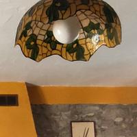 Lampadario Tiffany originale d'epoca