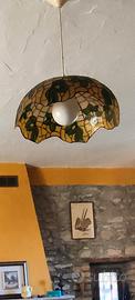 Lampadario Tiffany originale d'epoca