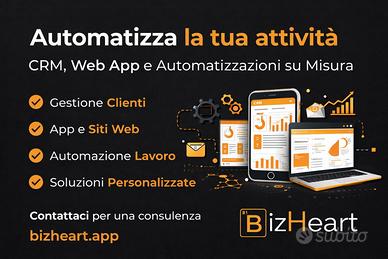 Automatizza la tua attività - CRM, App e Siti Web