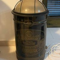 Lampada fusto champagne, vintage