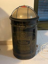 Lampada fusto champagne, vintage