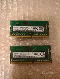 Coppia RAM SO-DIMM - SAMSUNG 32GB DDR4 3200MHz