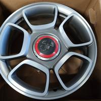 4 CERCHI FIAT 500 ABARTH ORIGINALI 17" CODICE A807