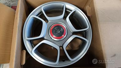 4 CERCHI FIAT 500 ABARTH ORIGINALI 17" CODICE A807