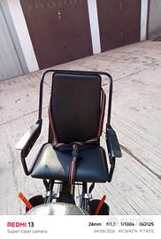 seggiolino posteriore  bicicletta 