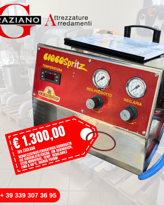 Nebulizzatrice PAVONI CiocoSpritz usata