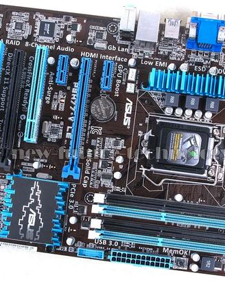 ASUS P8H77-V LE MOTHERBOARD CON I5 E 8GB
