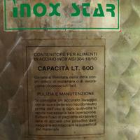 Contenitore inox da 600l