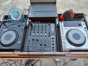 cdj pioneer 850 + mixer reloop rmx 90 