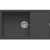 Lavello Elleci Incasso Granitek Antracite