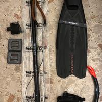 Attrezzatura pesca in apnea