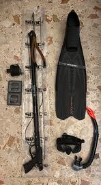 Attrezzatura pesca in apnea