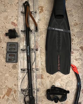 Attrezzatura pesca in apnea