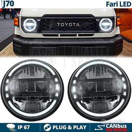 FARI LED DRL per LAND CRUISER J70 Omologati 6500K