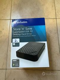 Hard disk verbatim 2 tb