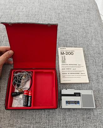 micro cassette-corder M-200 Sony
