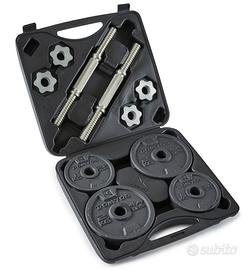 Kit manubri e bilancieri 20 kg