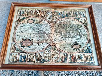 planisfero in ceramica riproduzione XVII sec. iris