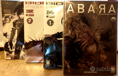 Biomega ( 3/3) + Abara (1/1) Deluxe Manga Panini