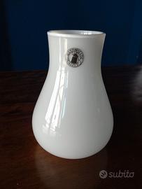 Vaso vetro soffiato bianco IKEA Wesslander Amsell