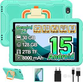 Tablet bambini 10 Pollici Android 15 Nuovo