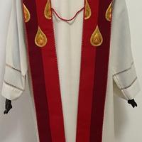 Stola rossa Spirito Santo