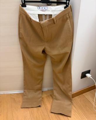 Pantaloni Off-White in Cashmere