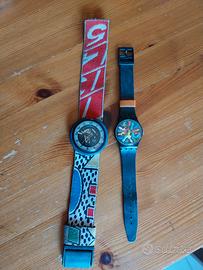 2  pop swotck . swatch anni 80 