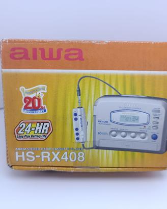 AIWA HS-RX408 Walkman PARI AL NUOVO!!!