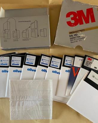 Lotto 11 Floppy disk da 5.25 NON testati per pc