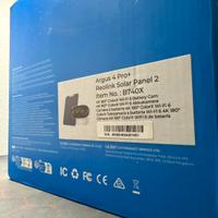 Reolink Argus 4 Pro 4k 180º Pannello Solare Nuova!