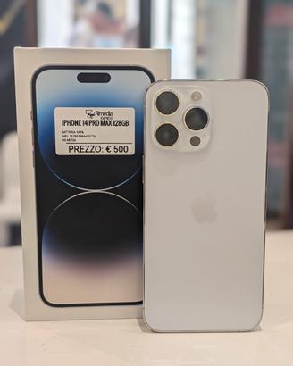 iPhone 14 Pro Max 128GB bianco usato garanzia 