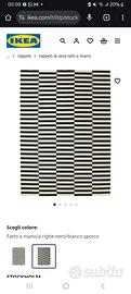 tappeto ikea grande bianco e nero