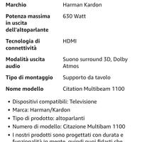 soundbar harman kardon citation 1100 